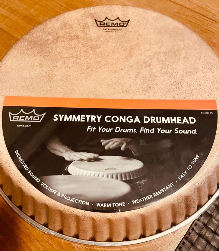 Remo Fiberskyn Symmetry 11,75" Conga Head, Muziek en Instrumenten, Percussie, Nieuw, Trommel, Ophalen