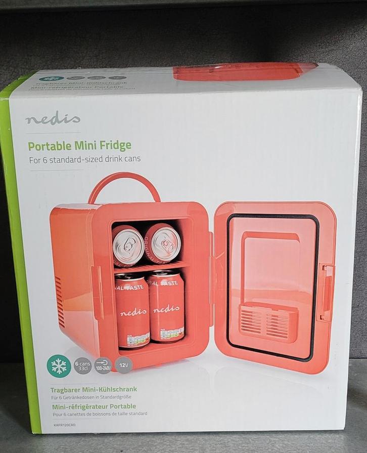 Leuke Mini Koelkast, Witgoed en Apparatuur, Koelkasten en IJskasten, Nieuw, Zonder vriesvak, Minder dan 75 liter, Minder dan 85 cm