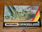 Matchbox : Churchill A.V.R.E (Britse bruggenleggertank) 1/76, Hobby en Vrije tijd, Modelbouw | Auto's en Voertuigen, Nieuw, Overige merken