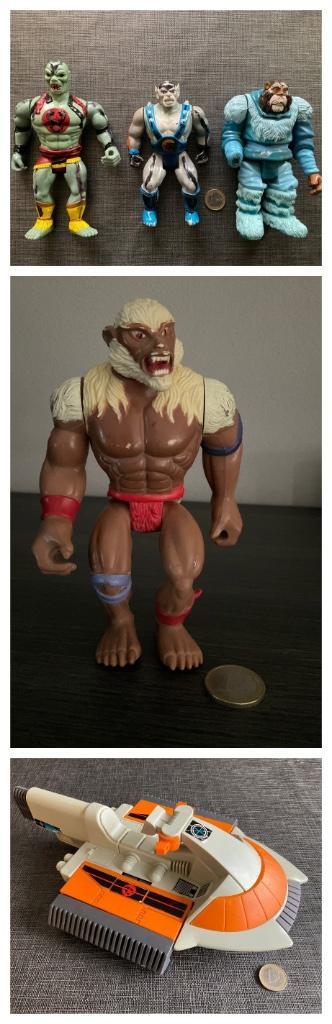 A013 Thundercats Figuren ..... 3 stuks + 2 extra, Kinderen en Baby's, Speelgoed | Actiefiguren, Gebruikt, Ophalen