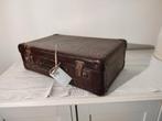 K392 VINTAGE jaren 40 koffer van geperst karton, Sieraden, Tassen en Uiterlijk, Koffers, Overige materialen, Gebruikt, 50 tot 60 cm