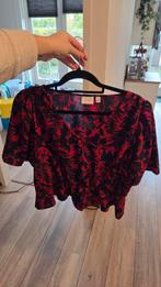 Mooie vila rood met bloemen croptop, t-shirt, maat 44, Kleding | Dames, Blouses en Tunieken, Vila, Maat 46/48 (XL) of groter, Ophalen of Verzenden