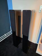 Tangent EVO E34 Vloerstaande Luidsprekers Hoogglans zwart, Zo goed als nieuw, 60 tot 120 watt, Front, Rear of Stereo speakers