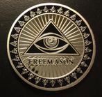 Gouden Vrijmetselarij Munt / Freemason Vrijmetselaar, Postzegels en Munten, Verzenden, Noord-Amerika, Losse munt