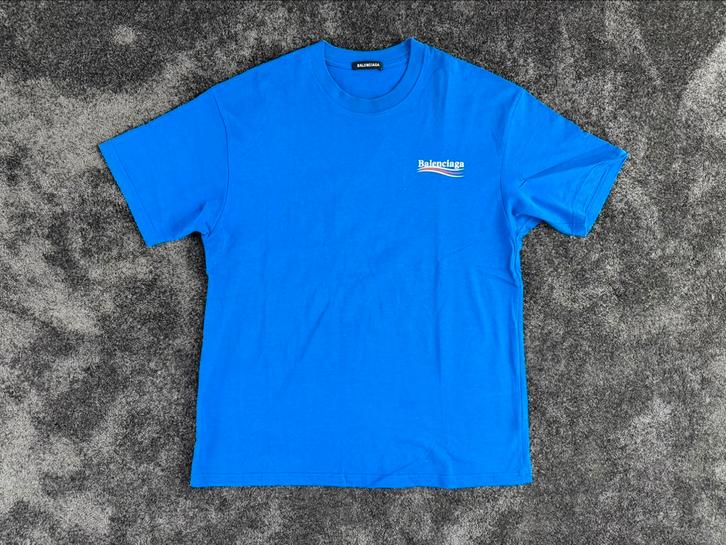 Nieuw Balenciaga Political Shirt Blauw| Maat L| Topkwaliteit, Kleding | Heren, T-shirts, Nieuw, Maat 52/54 (L), Blauw, Ophalen of Verzenden