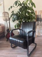 Industriële fauteuil, Huis en Inrichting, Fauteuils, Ophalen, Minder dan 75 cm, Zo goed als nieuw, Metaal