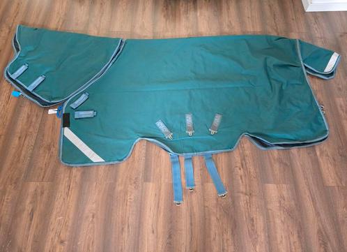 Horseware amigo 100g regendeken + hals, Dieren en Toebehoren, Paarden en Pony's | Dekens en Dekjes, Zo goed als nieuw, Deken, Ophalen of Verzenden