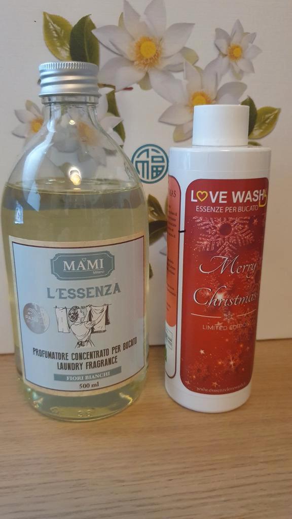 2 heerlijke flessen WASPARFUM van MaMi Milano & Love Wash, Huis en Inrichting, Schoonmaakartikelen, Verzenden
