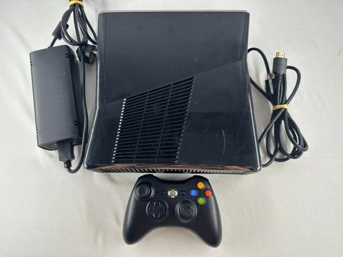 Xbox 360 S console zwart + 250 GB HD, Controller en kabels, Spelcomputers en Games, Spelcomputers | Xbox 360, Gebruikt, 250 GB