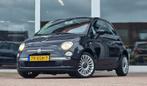 Fiat 500 0.9I TwinAir Lounge A/T Nieuwe APK Panorama LMV, Euro 5, Gebruikt, Zwart, Origineel Nederlands