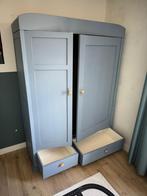 Vintage lichtblauwe kast - direct op te halen!, Ophalen, Gebruikt, Kast, 50 tot 70 cm