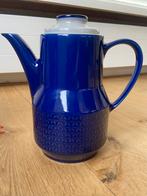 Retro 70’s Theekan (of koffiekan) blauw, Ophalen of Verzenden, Gebruikt, Overige stijlen