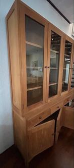 Licht eiken buffetkast, Huis en Inrichting, Kasten | Buffetkasten, Ophalen, Gebruikt, 25 tot 50 cm, 200 cm of meer