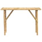 Wandtafel 115x39x75 cm bamboe, Huis en Inrichting, Tafels | Sidetables, Ophalen of Verzenden, Nieuw, 25 tot 50 cm, Rechthoekig