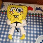 Karate Judo Spongebob Squarepants knuffel 23 cm groot, Ophalen of Verzenden, Nieuw