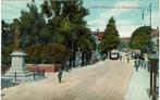 Leiden – Boerhaven en Stationsstraat. Gelopen Den Haag 1913, Ophalen of Verzenden, Voor 1920, Gelopen, Zuid-Holland