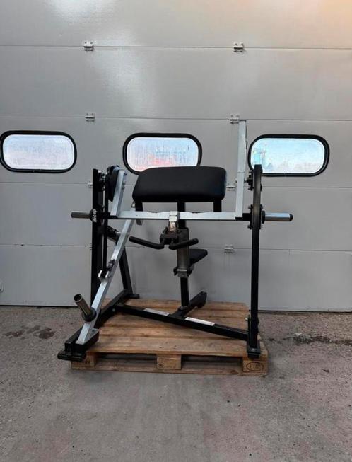 Jack Sports plate loaded bicep curl / bizeps / bicep, Sport en Fitness, Fitnessmaterialen, Gebruikt, Overige typen, Armen, Benen