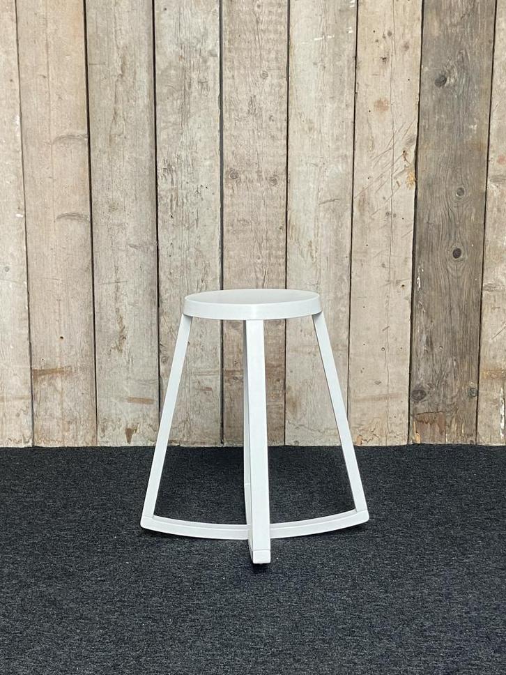 Feld Monarchy design kruk wit hoog, Huis en Inrichting, Barkrukken, Gebruikt, 30 tot 60 cm, Kunststof, 5 krukken of meer, Ophalen of Verzenden