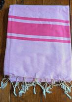 Hamamdoek 100% Katoen, Huis en Inrichting, Ophalen of Verzenden, Nieuw, Roze, Handdoek