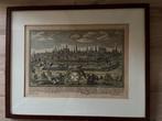Kopergravure stadsgezicht Leiden, Antiek en Kunst, Ophalen of Verzenden