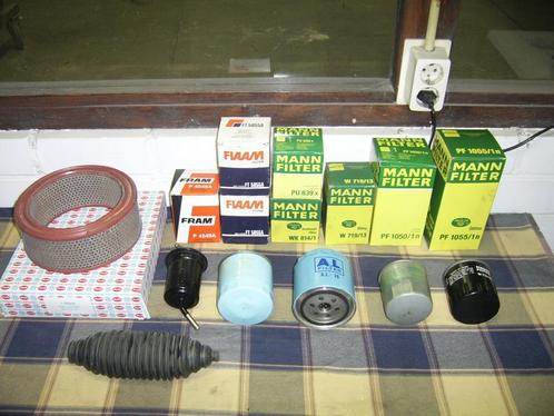 Oliefilters,Luchtfilters, Brandstoffilters voor div.auto’s, Auto-onderdelen, Filters, Audi, Mazda, Mercedes-Benz, Opel, Peugeot