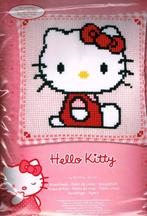 Cado aanbieding hello kitty borduurpakket kussen, hello zit, Ophalen of Verzenden, Nieuw, Handborduren, Borduurpakket