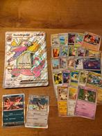 Pokémon set inclusief XL kaart, Hobby en Vrije tijd, Verzamelkaartspellen | Pokémon, Ophalen of Verzenden, Zo goed als nieuw, Meerdere kaarten