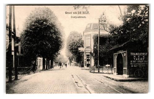 De Bilt, Dorpsstraat. Nauta 7316, Verzamelen, Ansichtkaarten | Nederland, Ongelopen, Utrecht, Voor 1920, Verzenden