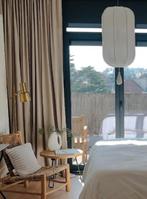 Goround Witte Stoffen Hanglamp - Nieuwstaat, Huis en Inrichting, 50 tot 75 cm, Nieuw, Ophalen of Verzenden, Naturel