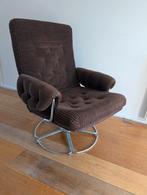 1970s Terrence Conran voo Habitat Chrome Swivel Lounge Chair, Ophalen, Zo goed als nieuw, 75 tot 100 cm, 50 tot 75 cm