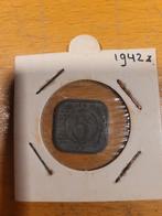 5 Cent 1942 - Koningin Wilhelmina, Ophalen of Verzenden, Koningin Wilhelmina, 5 cent, Losse munt