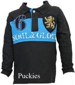 Blauwe polo l/s Soul&Glory maat 110/116 NIEUW (10032) a, Kinderen en Baby's, Kinderkleding | Maat 110, Trui of Vest, Soul & Glory