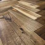 Oud EIKEN VISGRAAT parket visgraatparket robuuste vloer!, Ophalen of Verzenden, Nieuw, 75 m² of meer, Parket