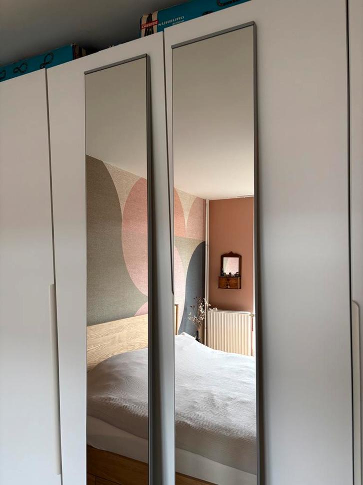 2x Ikea Pax Åheim/Vikedal spiegeldeur 25x229 cm, Huis en Inrichting, Kasten | Kledingkasten, Gebruikt, 200 cm of meer, Minder dan 50 cm