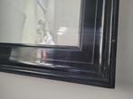 Antieke zwarte houten lijst met glas, Heikant 21 Kaatsheuvel, Minder dan 50 cm, 50 tot 75 cm, Belle Vieille Brocante