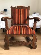 Antieken kasteelstoel met prachtige houtsnijwerk details, Antiek en Kunst, Antiek | Meubels | Stoelen en Banken, Ophalen