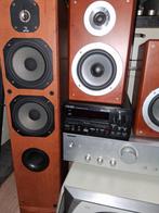 Kleine audio lot partij! Speakers, sub en 3 versterkers!, Gebruikt, Speakers, Ophalen, Overige merken