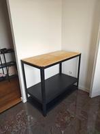 Wood & Metal Workbench – For Cooking, Crafting & Creating, Ophalen, Gebruikt, Metaal of Aluminium, 75 cm of meer