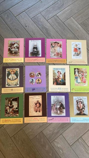 Van Houten’s Cacao kalender / reclameposters kalender beschikbaar voor biedingen