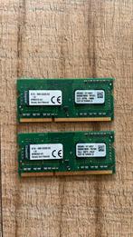 Kingston 2x 4GB DDR3 RAM  geheugen laptop, Computers en Software, RAM geheugen, Gebruikt, 8 GB, DDR3, Ophalen of Verzenden