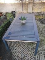 Tuintafel, kleur bruin. Afmeting:breed 90 cm en lengte 1,80, Tuin en Terras, Tuintafels, Ophalen of Verzenden, Gebruikt, Rechthoekig