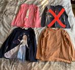 Tops lange mouwen maat 122/128, Kinderen en Baby's, Kinderkleding | Maat 122, Ophalen of Verzenden, Zo goed als nieuw, Shirt of Longsleeve