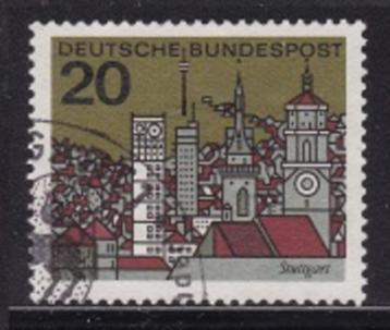 1957 - West Duitsland michel 426 gestempeld , Stuttgart , beschikbaar voor biedingen