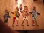 Poppenkast poppen , vintage houten hoofden., Antiek en Kunst, Antiek | Speelgoed, Ophalen of Verzenden