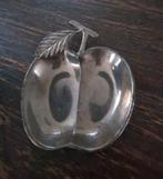 Verzilverd Schaaltje in Appel Vorm, Overige materialen, Gebruikt, Schaal, Ophalen of Verzenden