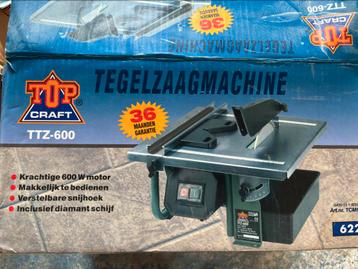 TOP Craft TTZ-600 Tegelzaagmachine - Weinig Gebruikt beschikbaar voor biedingen