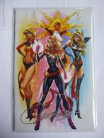 MARVEL"CAPTAIN MARVEL" 1F VARIANT SIGNED JSC +COA UIT 2018, Eén comic, Amerika, Marvel Comics, Nieuw