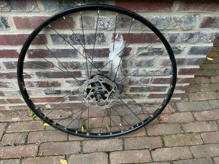 Fietswiel met Shimano Alfine 8 naafdynamo, Fietsen en Brommers, Fietsonderdelen, Gebruikt, Algemeen, Wiel, Ophalen