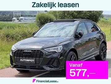 Audi Q3 45 TFSI e 245 Pk S-Line Black Ed. Pano Navi Trekhaak beschikbaar voor biedingen