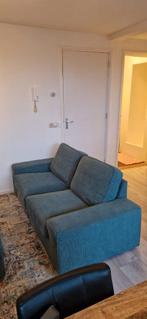 IKEA KIVIK 2-zitsbank – Kelinge grijs/turkoois (ribbelstof), Huis en Inrichting, Ophalen, 150 tot 200 cm, Tweepersoons, 75 tot 100 cm